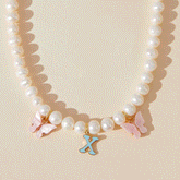 Custom Letter Pearl Necklace